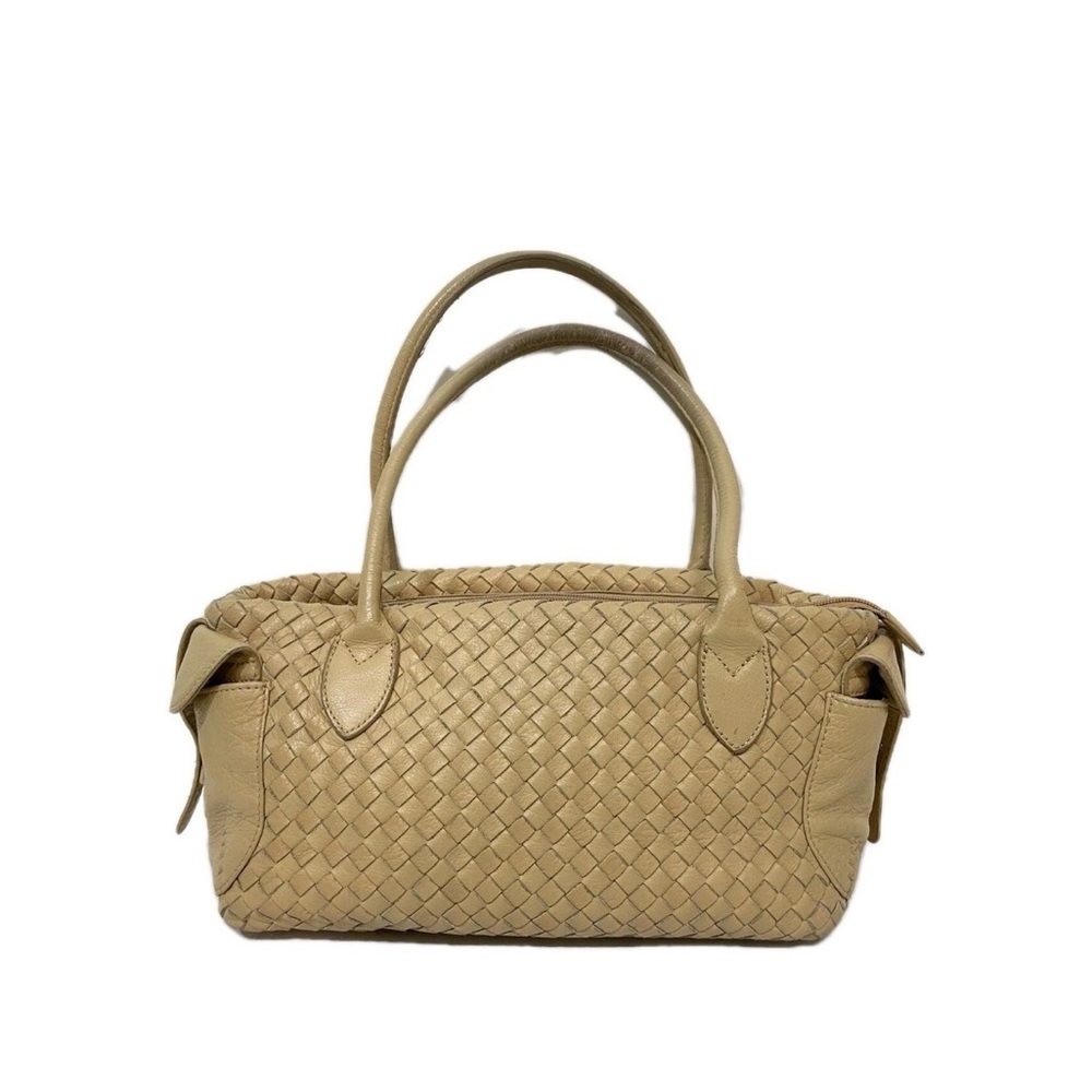 Berge Women's Beige Woven Leather Hobo Bag Spring/Summer 2007 Italy